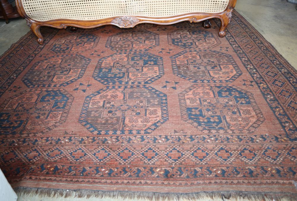 An Afghan rug, 350 x 220cm